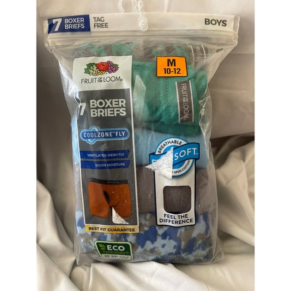 Fruit of the Loom Boys Cool Zone Fly Boxer Briefs 7-Pack - Picture 1 of 4